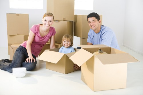 Fragile belongings being carefully packed for a Richmond move