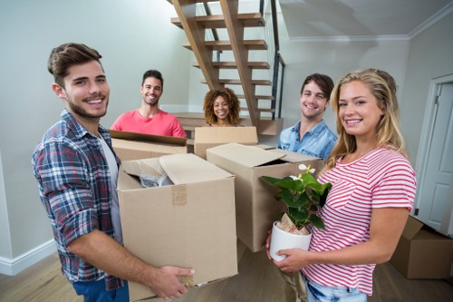 Office removals team planning a Richmond business relocation