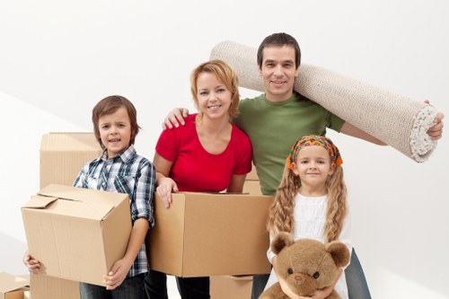 Removal team handling furniture safely during a Richmond relocation