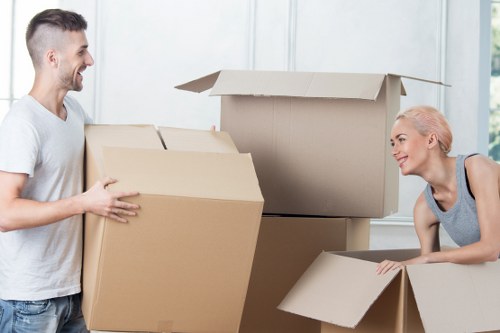 Business relocation support with a removal van in Richmond