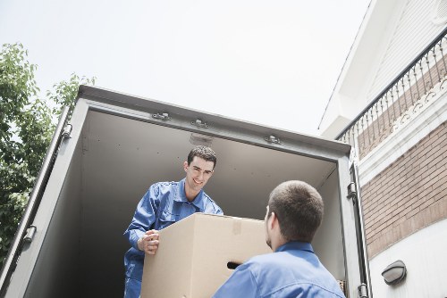 Household items being carefully packed for a Richmond removal van