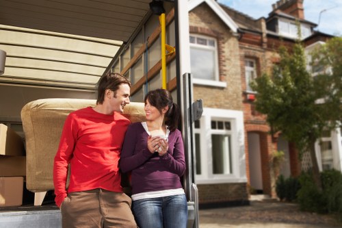 A moving team planning a property relocation in Richmond